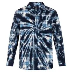 HURLEY - Camisa Portland Tiedye White Blue Black