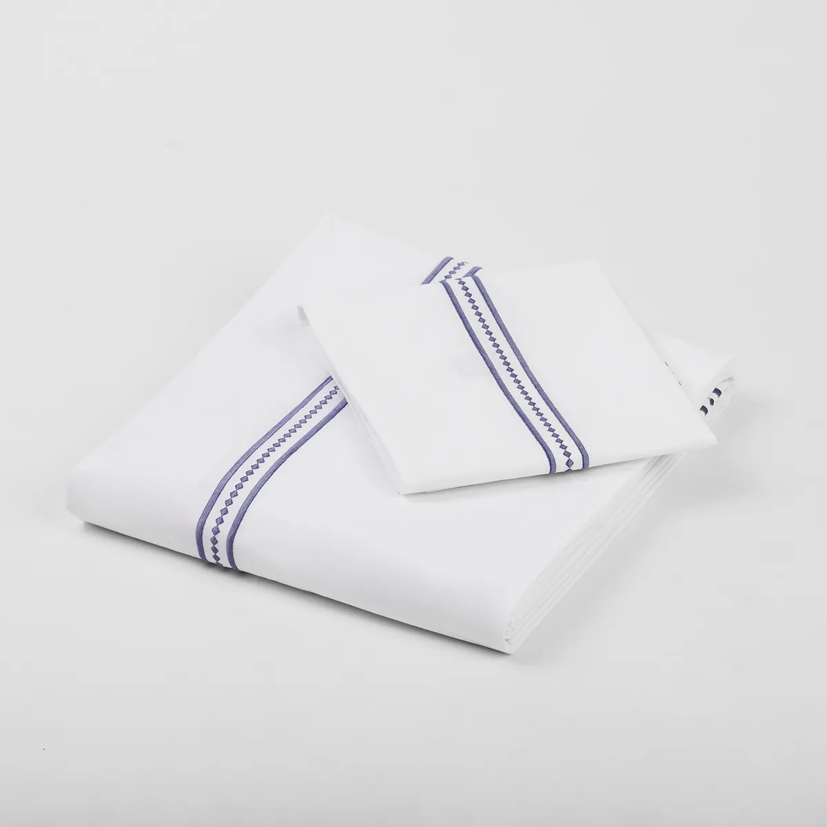 NINA HERRERA - Cubreplumón Bordado Diamond Denim 200 Hilos 1,5 Plaza