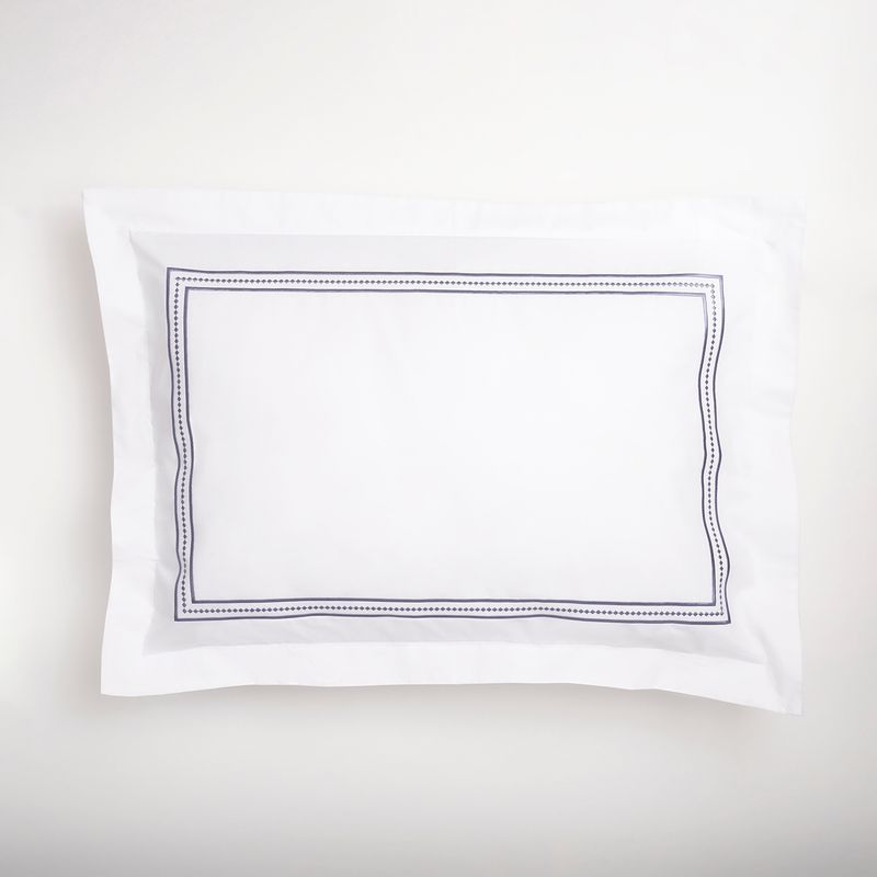 NINA HERRERA - Set Fundas Bordada Diamond Denim 200 Hilos 50x70cm