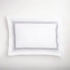 NINA HERRERA - Set Fundas Bordada Diamond Denim 200 Hilos 50x70cm