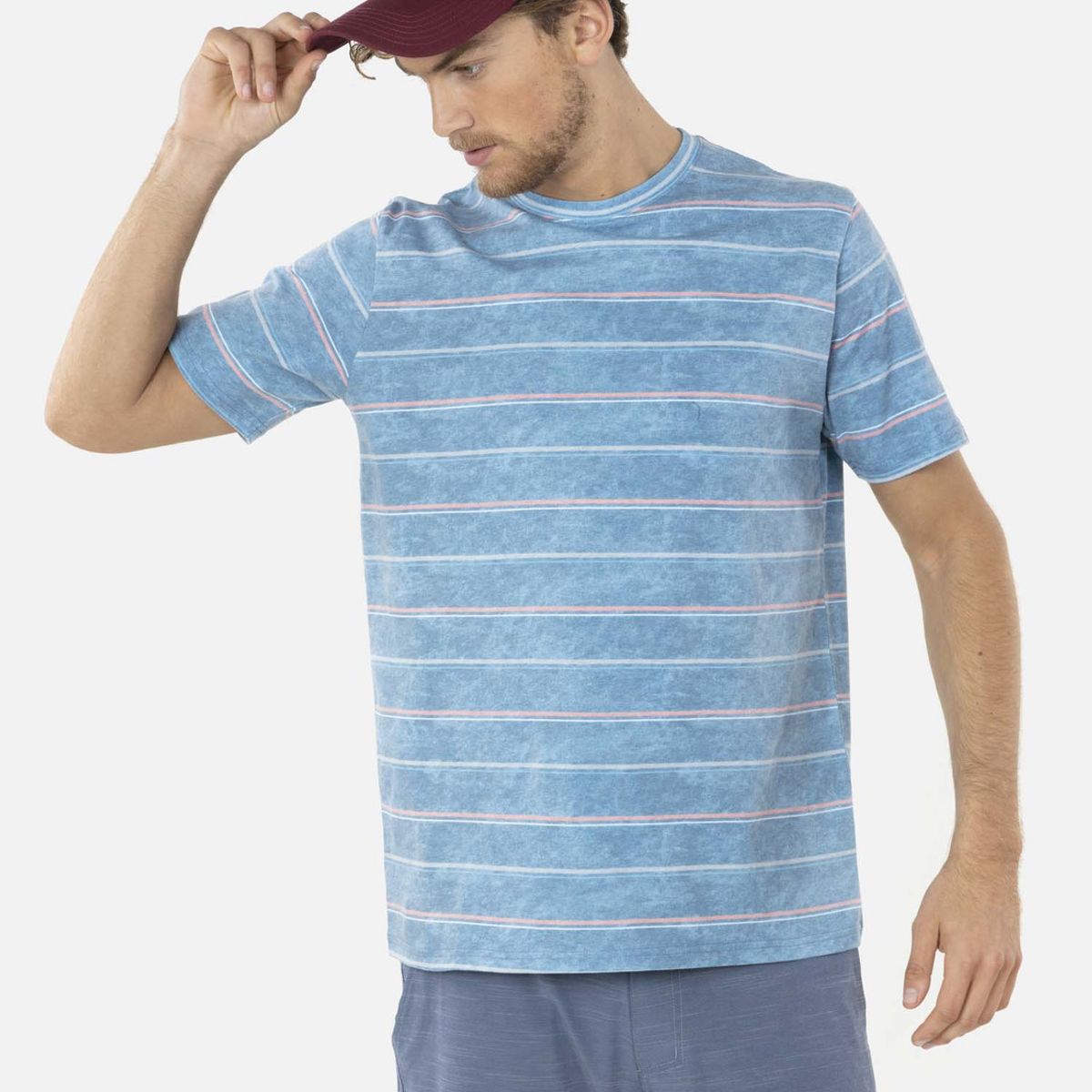 MAUI AND SONS - Polera THE BRIDGE STRIKE SS TEE Hombre Azul Maui and Sons