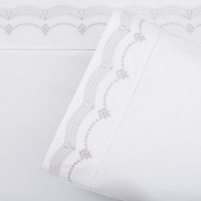 Imagen 2 del producto Sábana Bordada Grey Gris 200 Hilos 1,5 Plaza