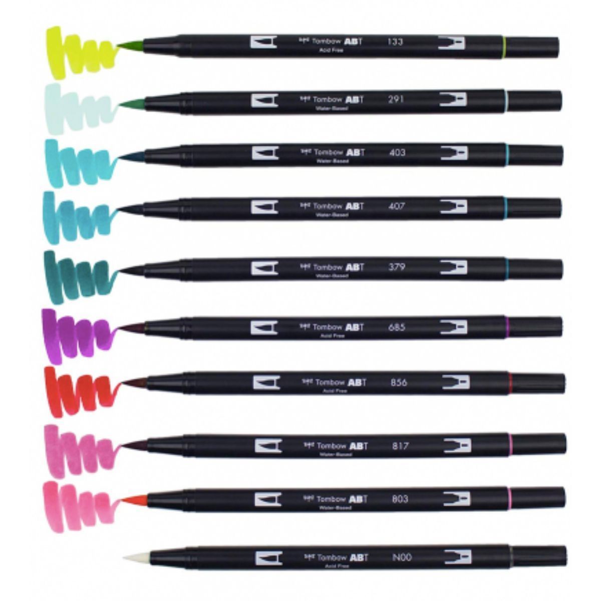 TOMBOW - Set Marcadores Tombow Dual Brush tropical 10 colores