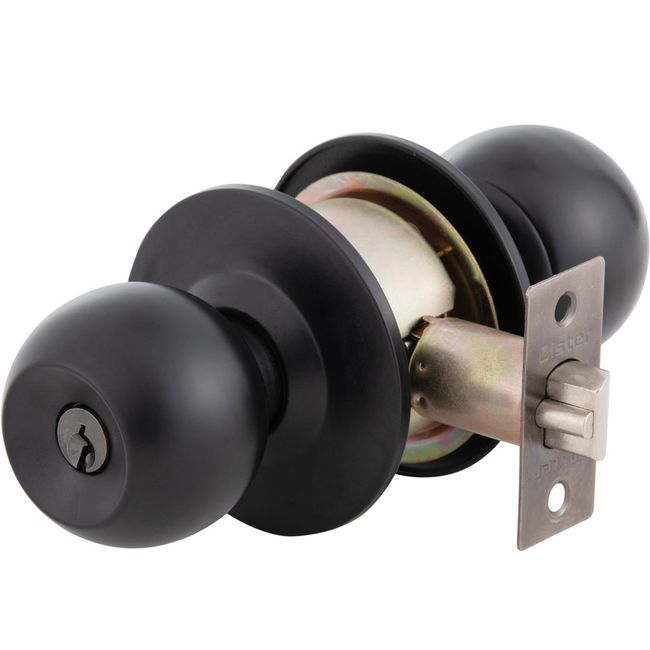 OISTER - Cerradura Cilíndrica Oister 101 Dormitorio Negro