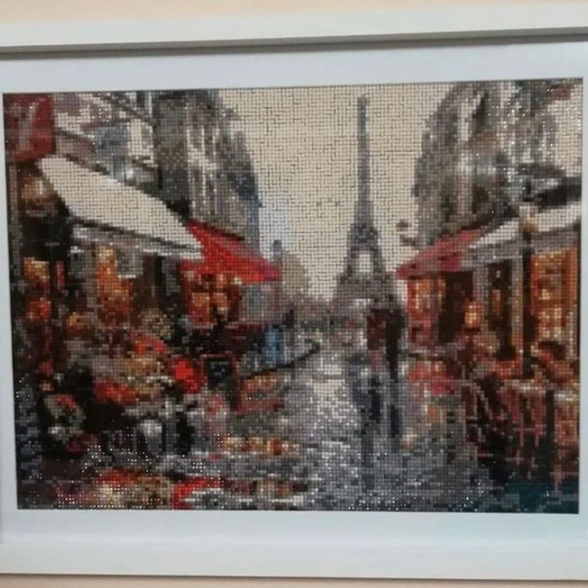 MI ARTE OCIO CONSENTIDO - Pintura por diamante Paris 40x30 cm Diamond painting