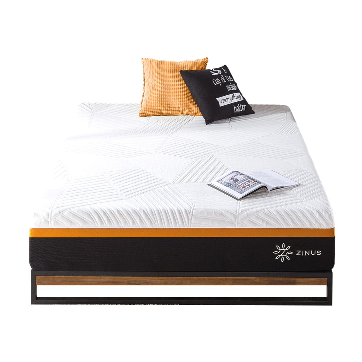 ZINUS - Colchón Zinus 2 Plazas 150x190x30cm  Regula la Temperatura
