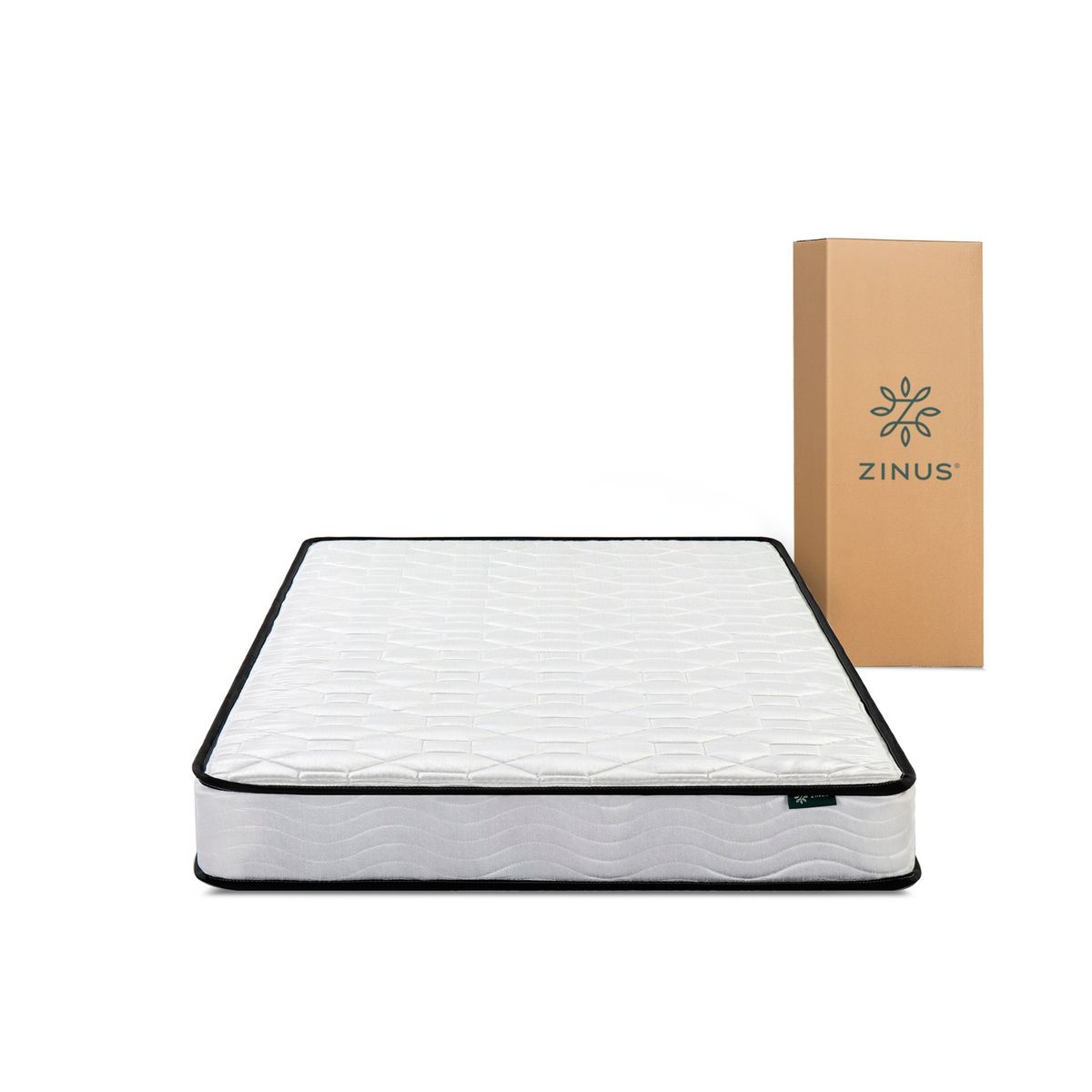 ZINUS - Colchón 1 plaza Tight Resortes Bonnell Zinus 90x190x15cm