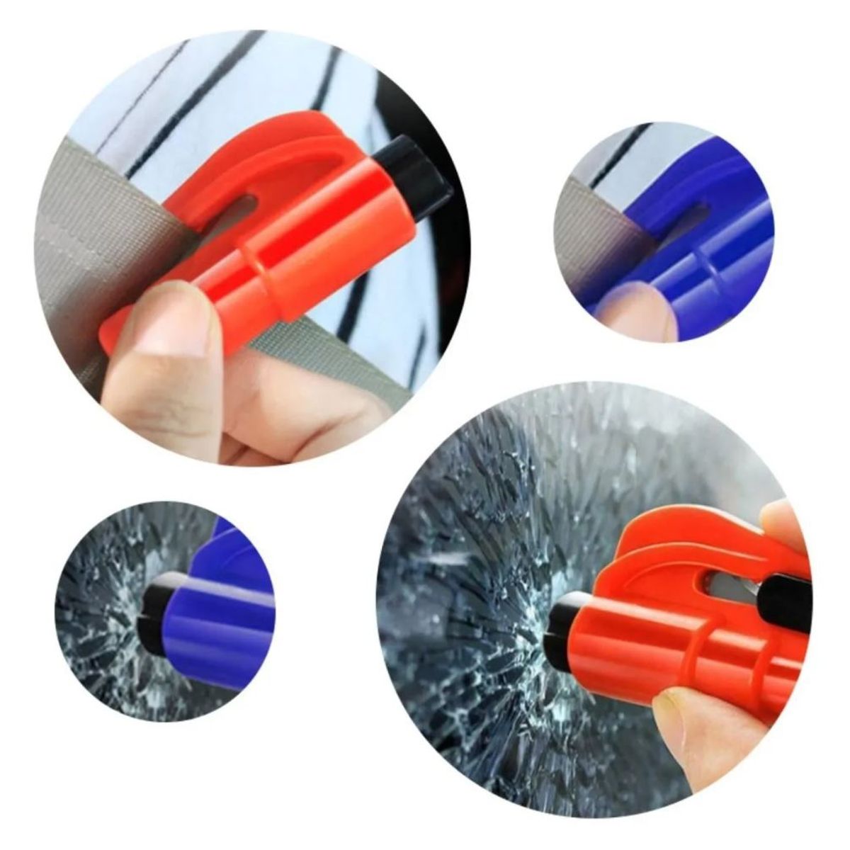 GENERICO - EMERGENCIAS LLAVERO ROMPE CRISTAL CORTA CINTURONES AK13