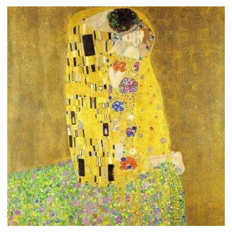 MI ARTE OCIO CONSENTIDO - Pintura diamante El beso de Klimt 40x30 cm Diamond painting