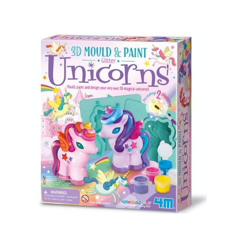4M - Moldea Pinta Unicornios 3D
