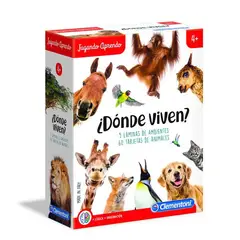 CLEMENTONI - Juego Didactico Memory ¿Dónde Viven?