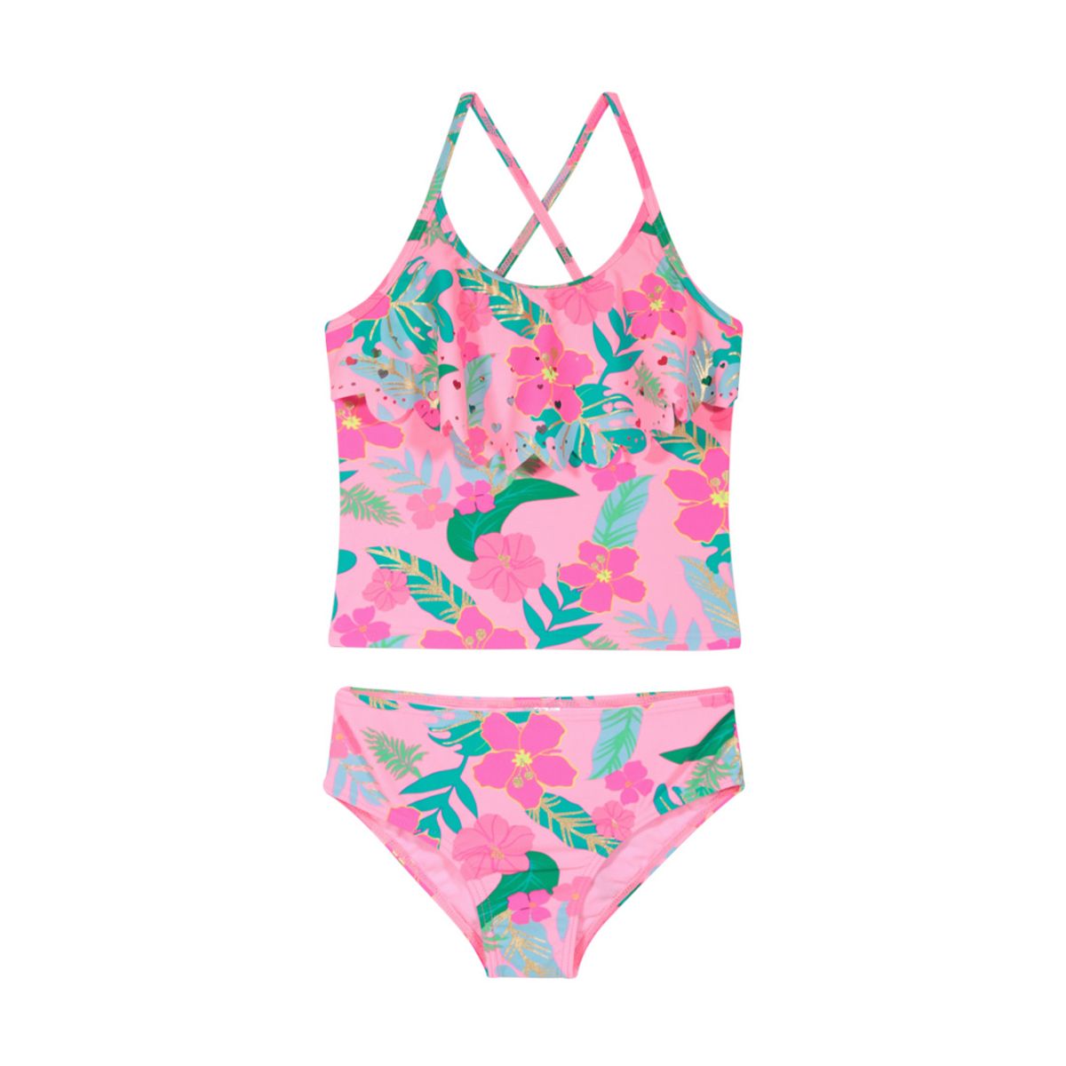 H2O WEAR - Traje de Baño Niña Tankini UV30+ H2O Wear Coral H2O WEAR_.