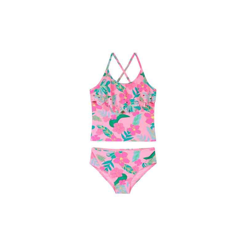 H2O WEAR - Traje de Baño Niña Tankini UV30+ H2O Wear Coral H2O WEAR_.
