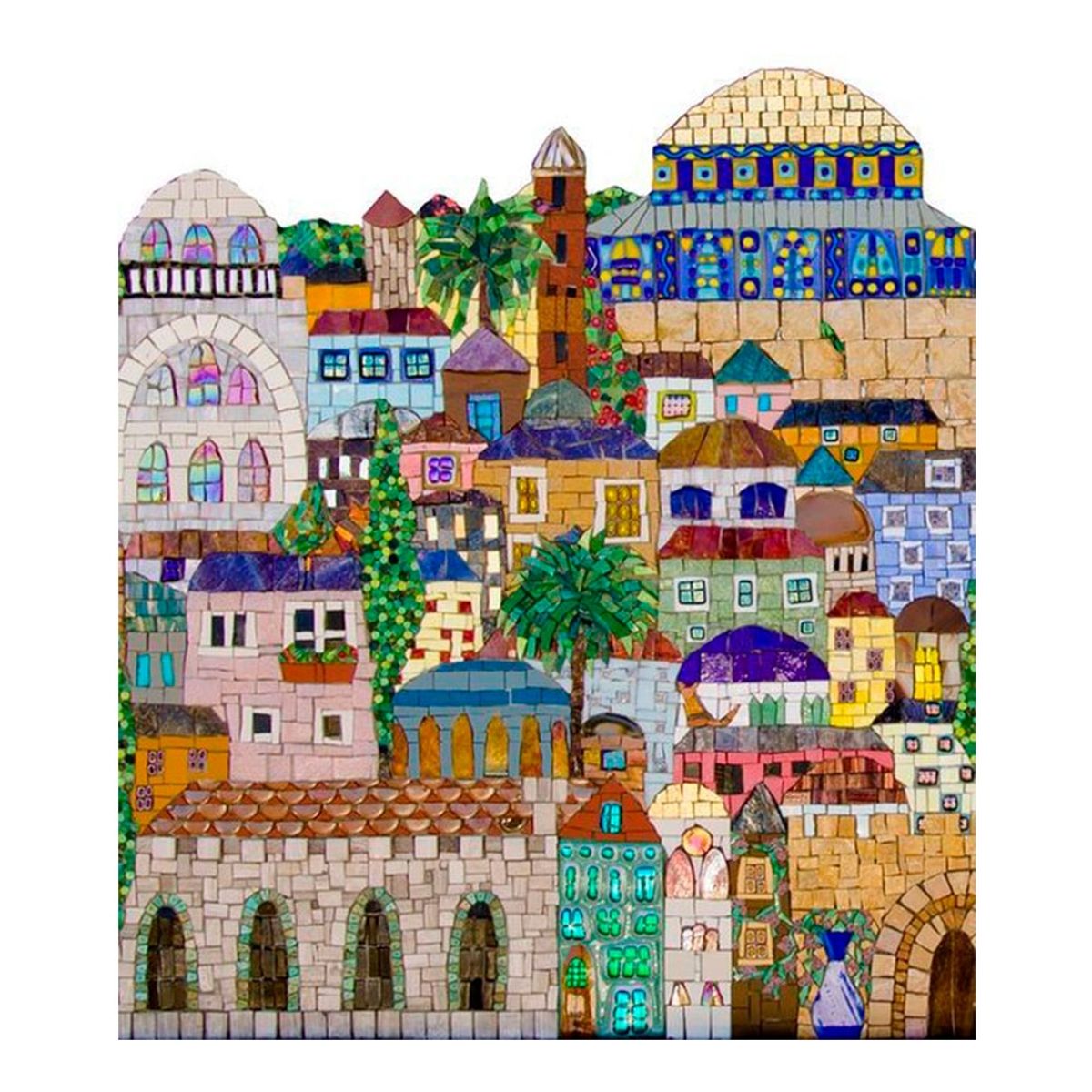 MI ARTE OCIO CONSENTIDO - Pintura diamante Ciudad antigua 30x30 cm Diamond painting