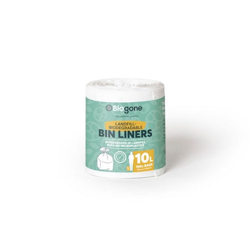 BIOGONE - 200 Bolsas de Basura de EscritorioBaño Biodegradable 51x37 10L
