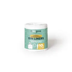 BIOGONE - 200 Bolsas de Basura de EscritorioBaño Biodegradable 51x37 10L