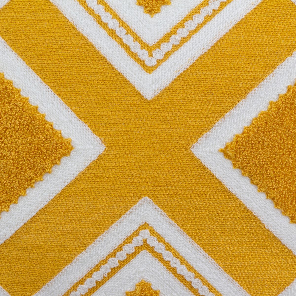 SUEÑO BLANCO - COJIN TEXTURAS AMARILLO  PERLA