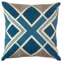 SUEÑO BLANCO - COJIN TEXTURAS AZUL PERLA