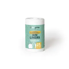 BIOGONE - 100 Bolsas Basura Biodegradable Para Cocina 70x51 (27L)