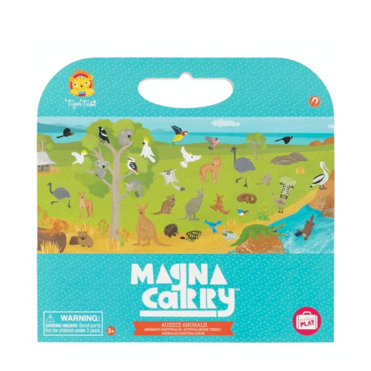 TIGER TRIBE - Maleta Imantada Animales Australianos