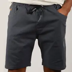 GANGSTER - Short Canvas Liso Azul