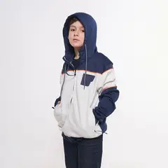 GANGSTER - Niño Poleron Fullzipper FrenchTerry Evolution Azul