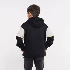 GANGSTER - Niño Poleron Fullzipper Delgado Evolution Negro