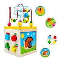 Cubo Didáctico Juguete De Madera Bebe Infantil