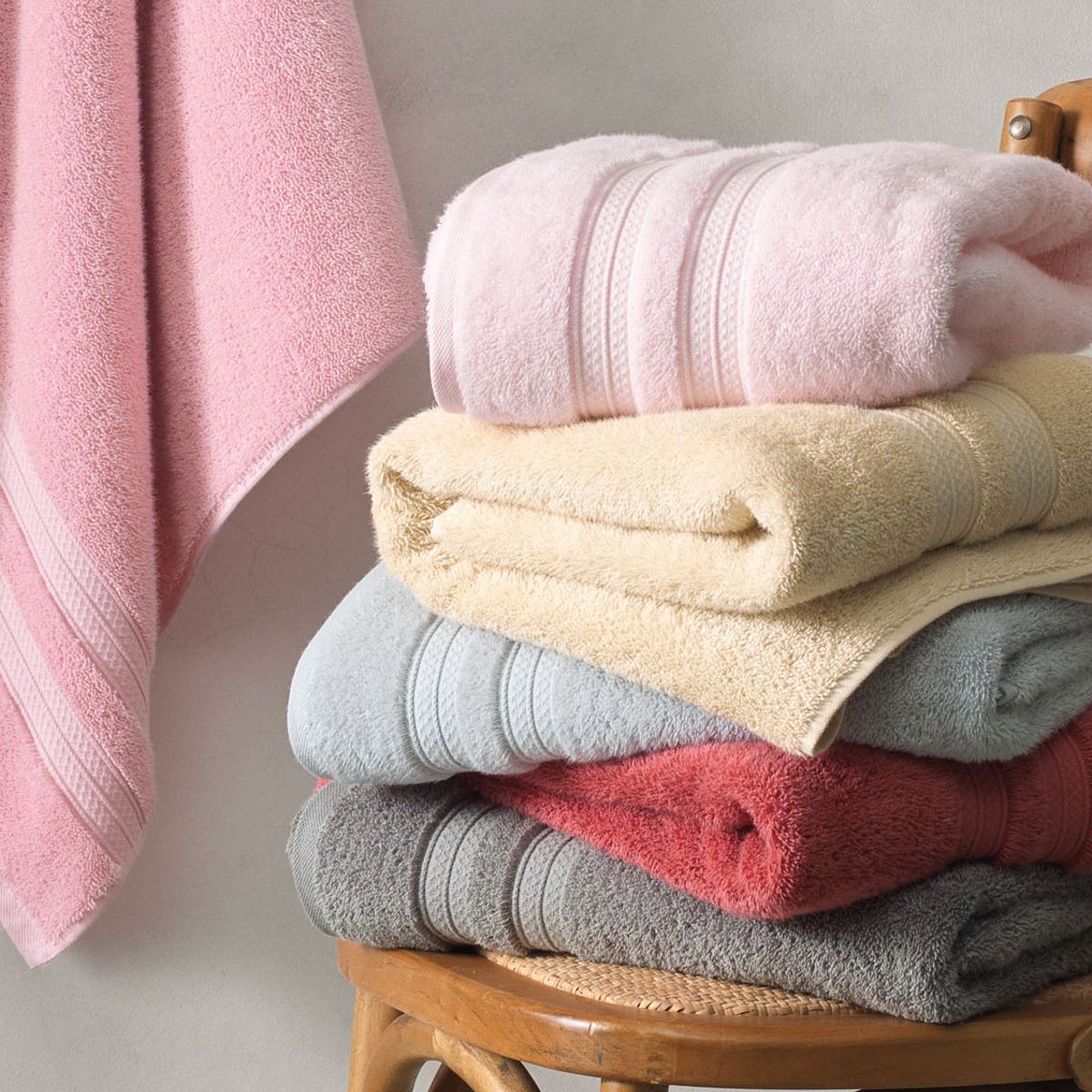 KARSTEN - Toalla de mano 500gr 48x80cm Azul piedra