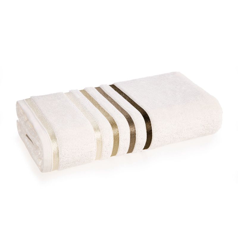 KARSTEN - Sábana de baño Karsten Lumina 500gr 86x150cm Ivory/Beige