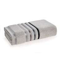 Toalla de baño 100% algodón 500gr 70x140cm Gris perla/Gris