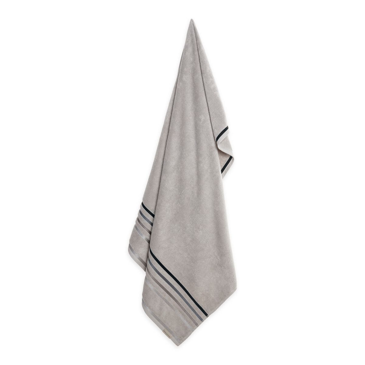 KARSTEN - Toalla de baño 100% algodón 500gr 70x140cm Gris perla/Gris