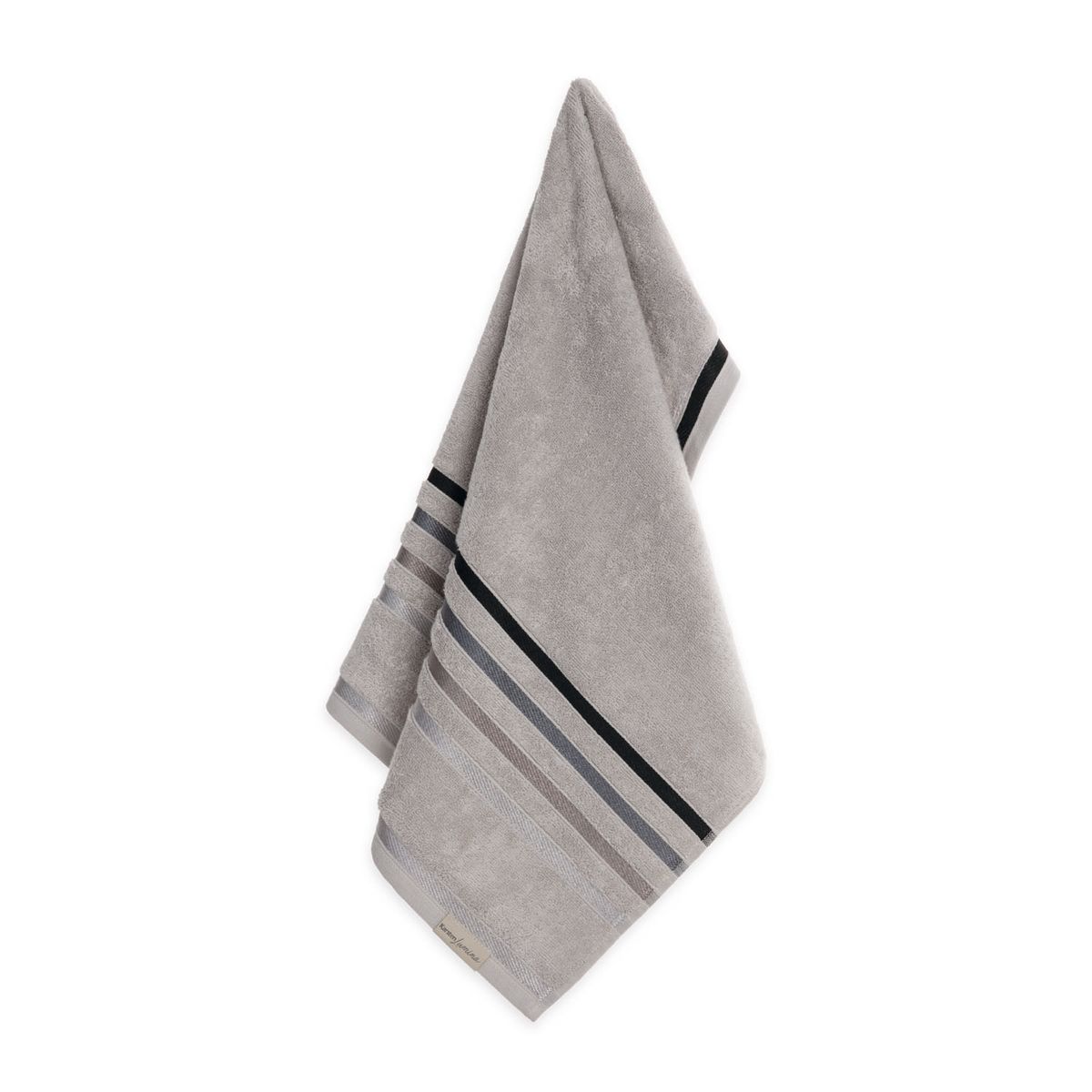 KARSTEN - Toalla de mano 100% algodón 500gr 48x80cm Gris perla/Gris