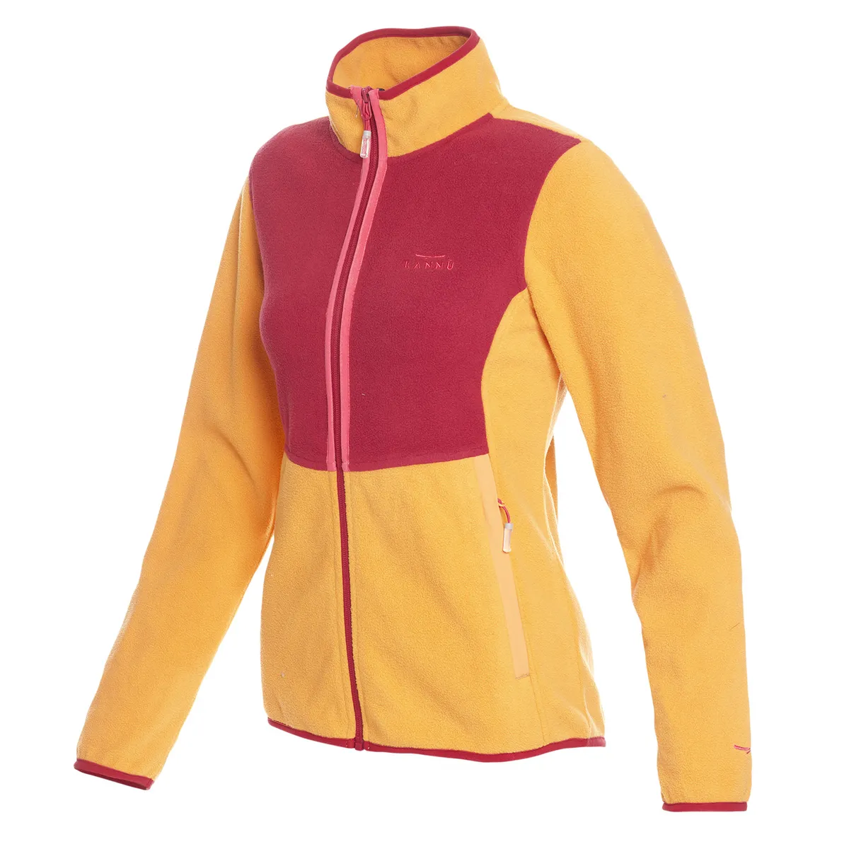 KANNU - Polar Vintage Full Zipper Mujer Naranja KANNU