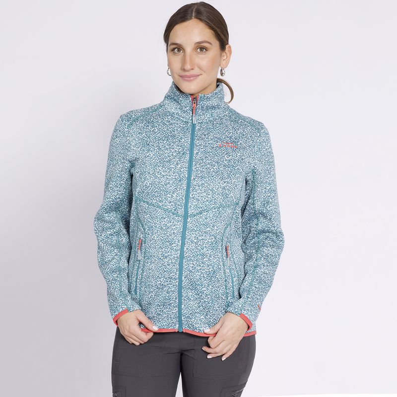 KANNU - Polar Termico Thermo Pro Native Jacquard Mujer Turquesa KANNU.