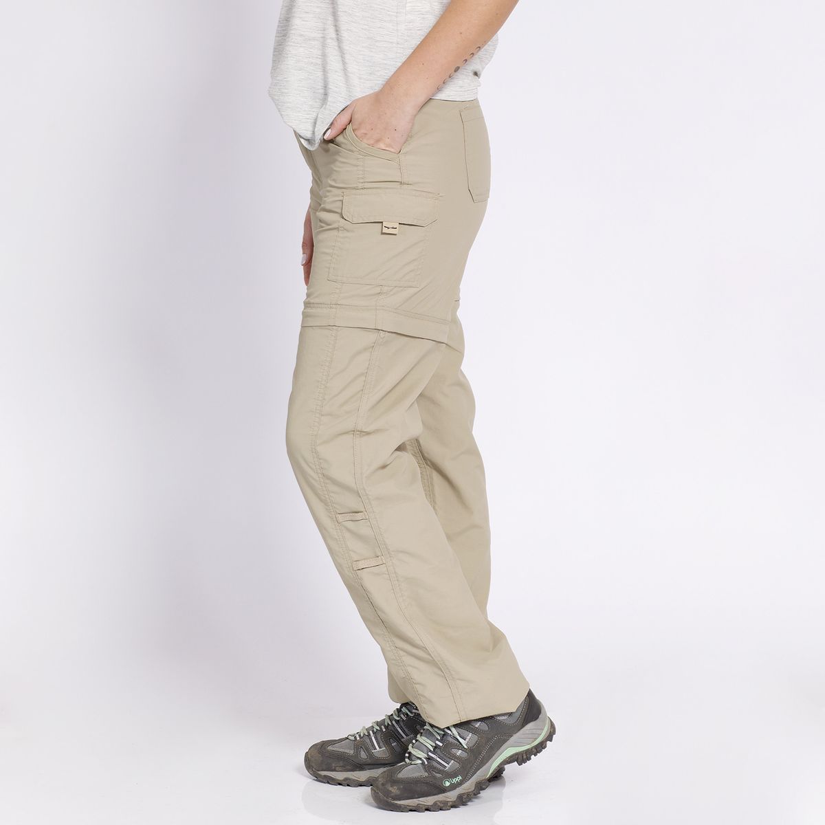 KANNU - Pantalón Desmontable Mujer Beige KANNU