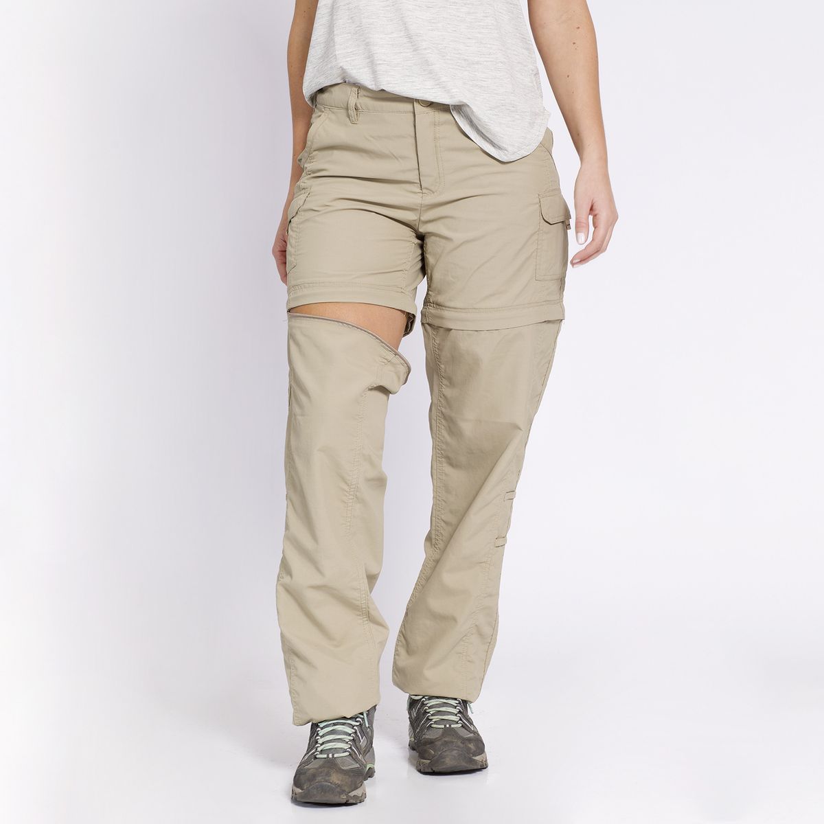 KANNU - Pantalón Desmontable Mujer Beige KANNU