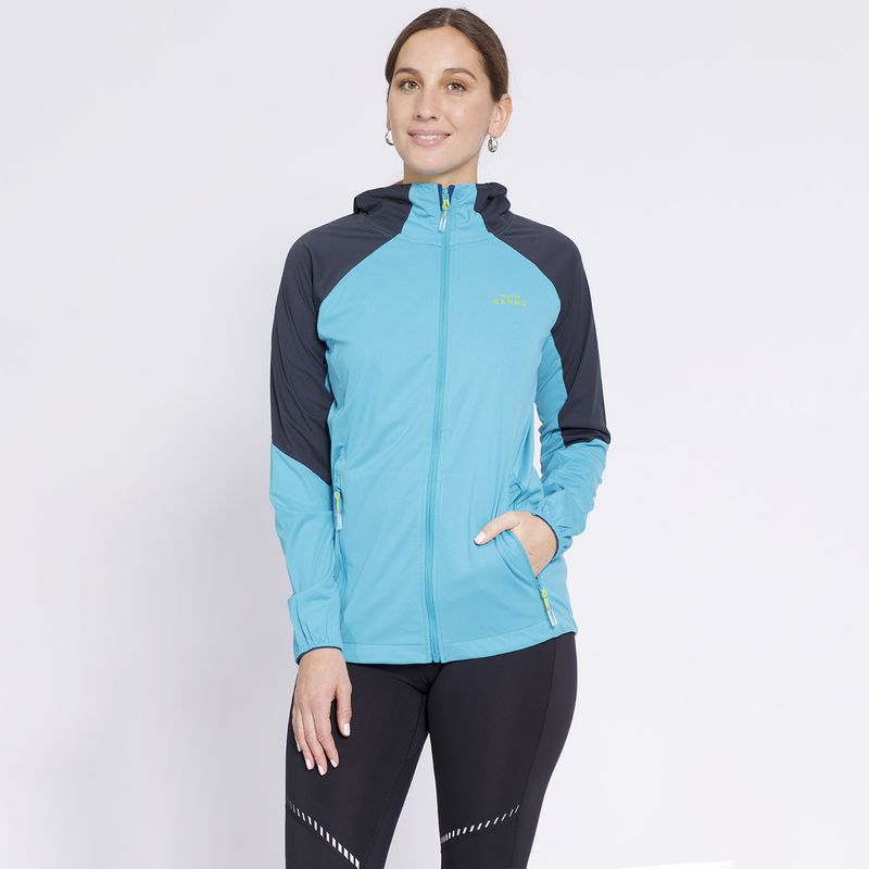 KANNU - Polerón Sport Flexible Mujer Azul KANNU