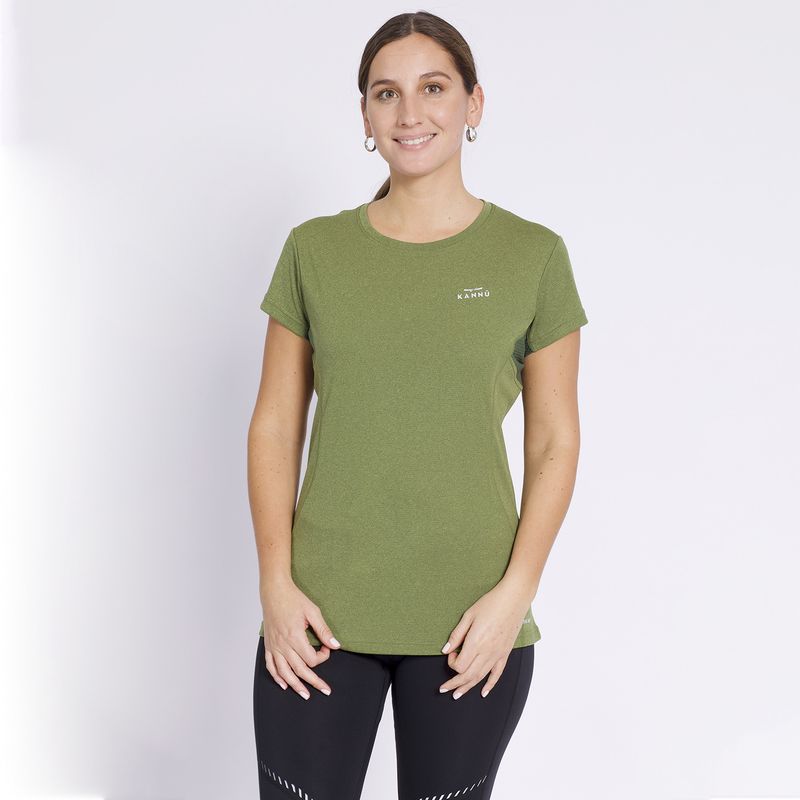 KANNU - Polera Action Active Dry Mujer Verde manzana KANNU