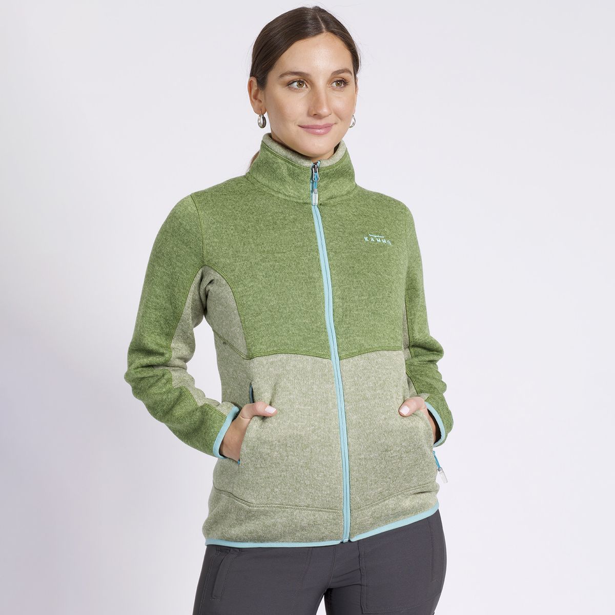 KANNU - Polar Warm Nature Knitted Mujer Verde KANNU.