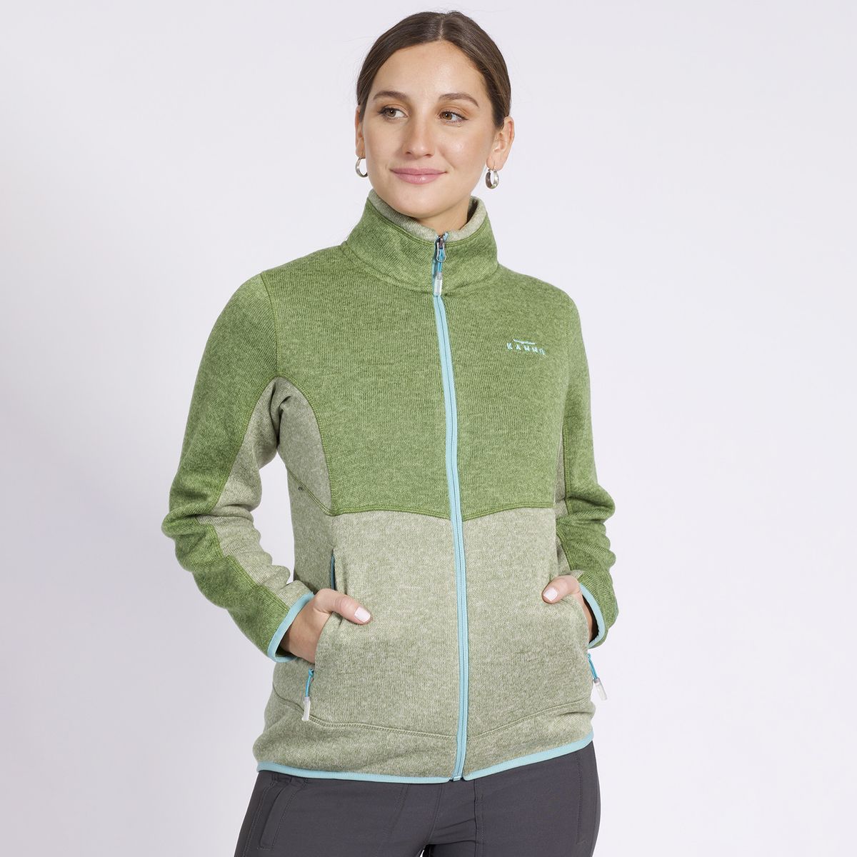 KANNU - Polar Warm Nature Knitted Mujer Verde KANNU.