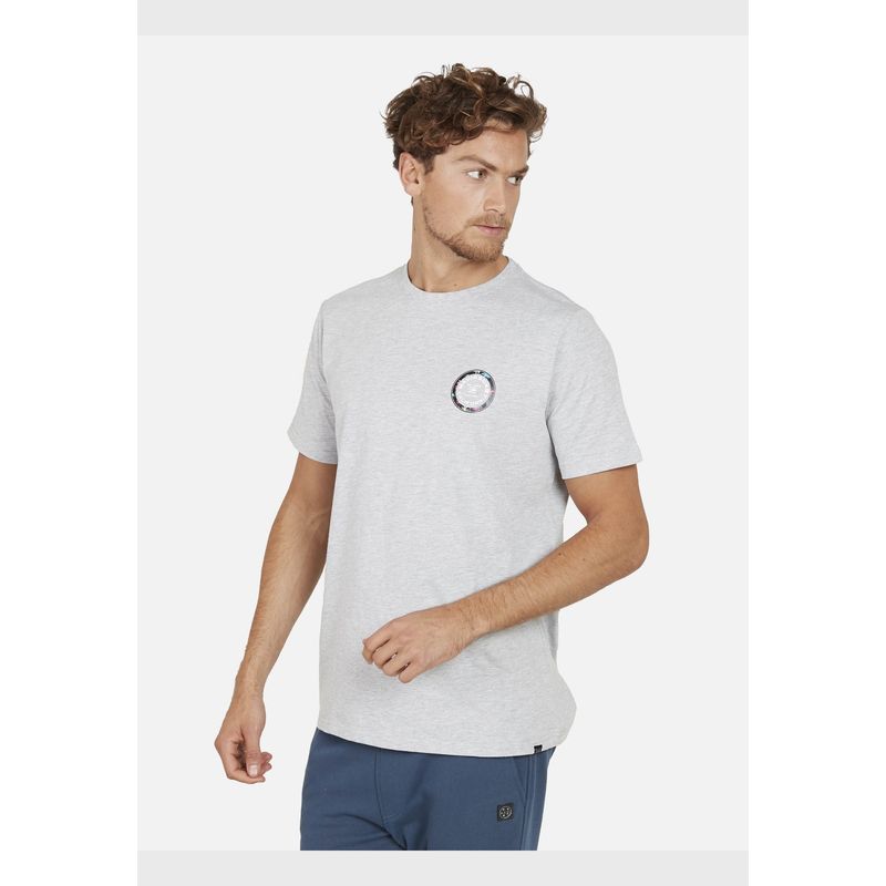 MAUI AND SONS - Polera PALM CIRCLE Hombre Gris Maui and Sons