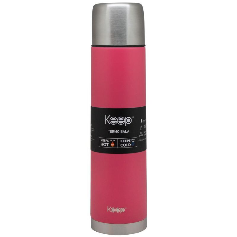 KEEP - Termo Bala 1 Lt Acero Inoxidable Rosado Keep - Rosa