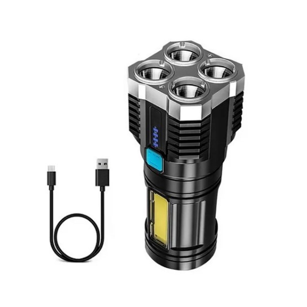 OFERTABKN - Linterna Led Recargable Alto Alcance 4 Led