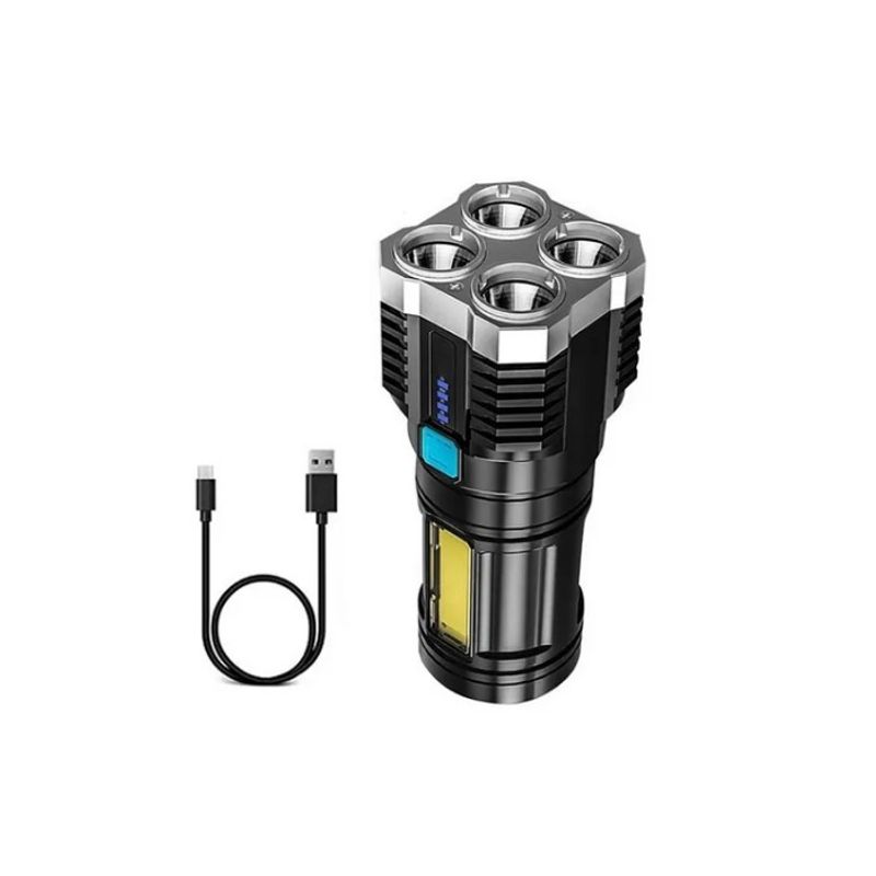 OFERTABKN - Linterna Led Recargable Alto Alcance 4 Led