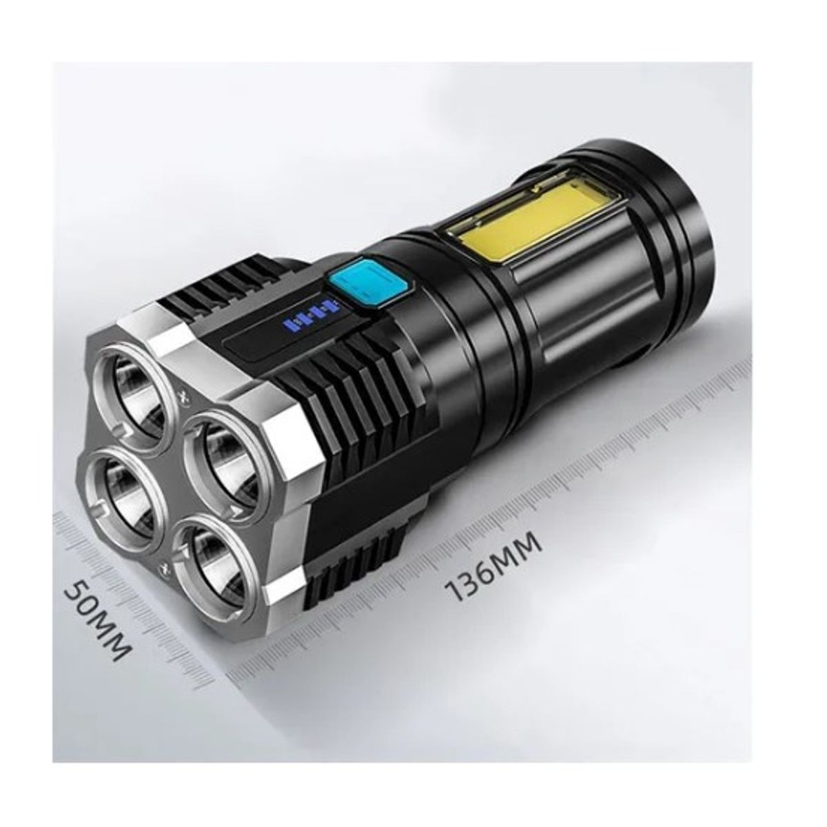 OFERTABKN - Linterna Led Recargable Alto Alcance 4 Led