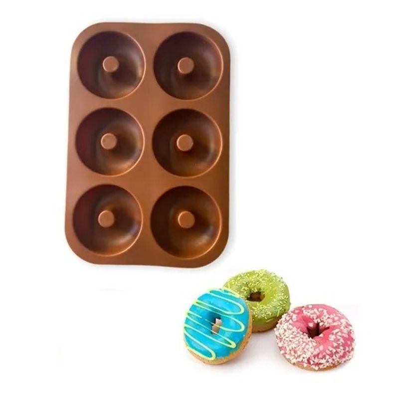GENERICO - Moldes Silicona Donas Moldes De Silicona Donuts Molde Dona