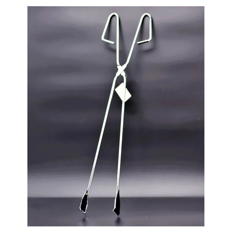 GENERICO - Tenaza Para Parrilla Carbon 55cm Pan Carne Mariscos