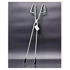 GENERICO - Tenaza Para Parrilla Carbon 55cm Pan Carne Mariscos