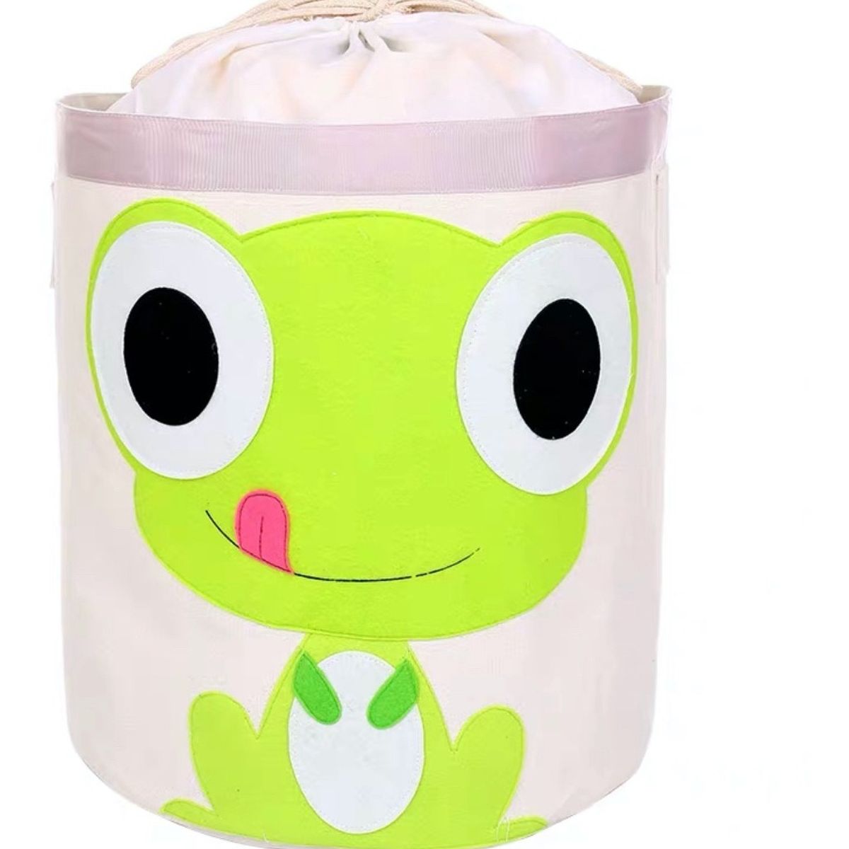 HAOKIDS - Canasto organizador para juguetes o ropa Lona impermeable de Rana